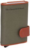 The Chesterfield Brand - Leren Pasjeshouder Staal Groen Sabana