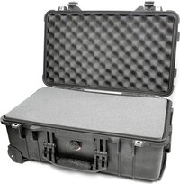 Peli 1510 Waterdichte Camerakoffer - Zwart - Flightcase Cameratrolley met Foam Interieur