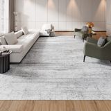Vevor Tapis de salon 3048x4267MM Antidérapant Tapis de sol Moderne Gris
