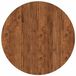 vidaXL Tafelblad - Ø 80 x 2,5 cm - Rond - Massief Eikenhout - Lichtbruin