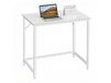 JOYFURNOS Bureau d'ordinateur, pour bureau à domicile, chambre, 80 x 50 x 76 cm, blanc