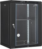 Vevor 15u Netwerkkast Serverkast 457,2 Mm Wandbehuizing Serverrack Zwart
