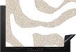 Merkloos KitchenYeah® Inductie beschermer 78x52 cm - Abstract - Terrazzo - Design - Beige