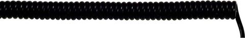 Lapp 73220202 Spiraalkabel UNITRONIC® SPIRAL 300 mm / 1200 mm 2 x 0.14 mm² Zwart