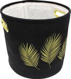 Livettti.NL Wasmand 27x26 cm Polyester Zwart