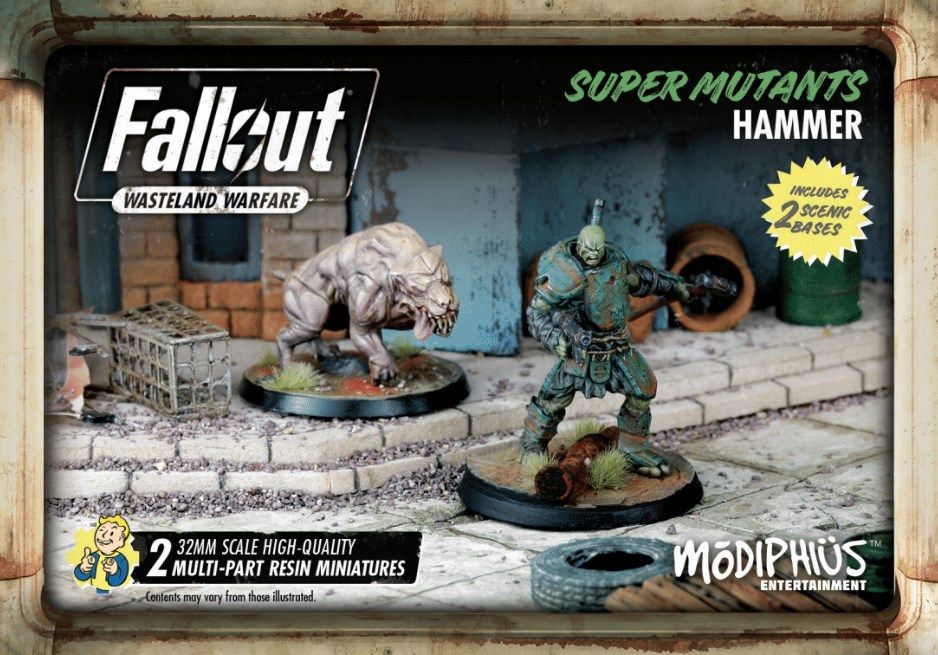 Modiphius Fallout Wasteland Warfare - Super Mutants Hammer - 5060523340316