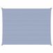 vidaXL Zonneschaduw Blauw en Wit 6 x 8 m 100% Polyester Oxford