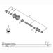 Shimano FH-TC500 Interne Montage Zilver