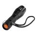 HI Survival Zaklamp - Led - 300 lumen - zwart - aluminium - 13.5 x 3.5 cm