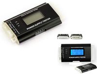 KALEA-INFORMATIQUE Digitale tester voor ATX-voedingen en ATX 20/24 P4 P6 P8 Molex SATA-kabels. Real-time spanningsweergave