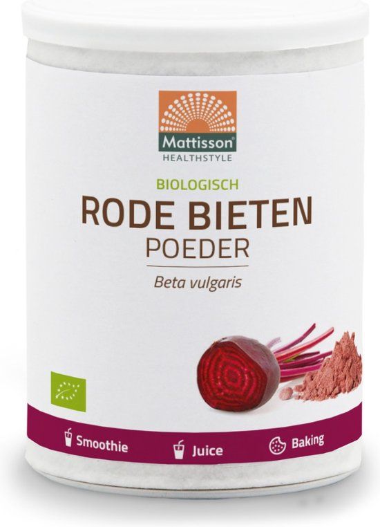 Mattisson Biologische Rode Bieten Poeder - Vegan - 125g