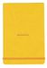 RHODIA 194401C - Hardcover Webnotepad Notitieboek Jonquille - A5 14,8 x 21 cm - Gelijnd - 192 Afscheurbare Pagina's - Clairefontaine Ivoor Papier 90 g/m² - Leeslint, Elastieksluiting - Imitatieleer