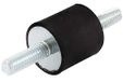 RS PRO Rubberen trildemper, buiten-/buitendraad buffer M12, Ø 70mm x 35mm, 65 Shore A