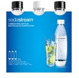 SodaStream 2260748 - Carbonatorfles - 3 stuks - Zwart/Wit