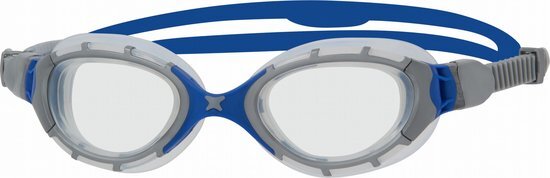 Zoggs Predator Flex Goggles S, grey/blue/clear