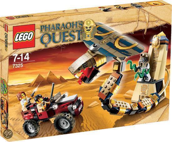 lego Pharaoh s Quest Het Vervloekte Cobrastandbeeld - 7325