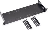 Value 19” plank met 2 verstelbare verdelers, 1 HE, zwart
