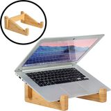 Merkloos / Sans marque Amanja BV Laptopstandaard Bamboe hout