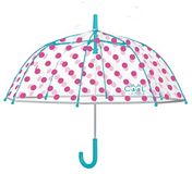 Perletti kinderparaplu, 45 cm, automatisch, PoE Dome Shape punten Cool Kids Camping en wandelen, meisjes meerkleurig
