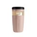 Wessper Herbruikbare mok, 400 ml, mok met deksel, roze