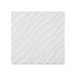 VEVOR 3D Wandpanelen Set van 12 Wandbekleding 50x50cm PVC 2,97m² Wave Mat Wit