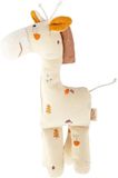 Sigibaby Vedes knuffel giraffe sigibaby beige baby speelgoed zacht katoen.