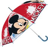 Safta Mickey Mouse Happy Smiles Paraplu Rood Blauw