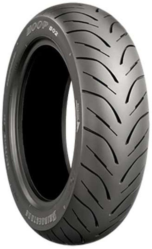 Bridgestone B02 150/70 R14 66S TL Scooter Rear Tire Black