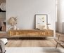 Meuble TV design Wyatt 175 cm sheesham nature 1 volet