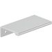Häfele Poignée de chant H10000 Poignée de meuble aluminium, chromée polie 70x42 mm