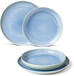Villeroy & Boch Crafted Dinner Plate Set - Blue Porcelain - 4 Pieces