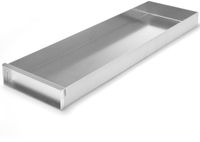 HENDI Bakvorm met afneembaar zijpaneel, 580x200x50mm, Aluminium, Grijs