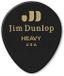 485P-03Hv Jim Dunlop Genuine Celluloid Teardrop Plectrums - Zwart - Heavy - 0.88 mm - Player's Pack 12 Stuks