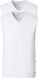 Venti Modern Heren Singlet (2-pack) - Wit