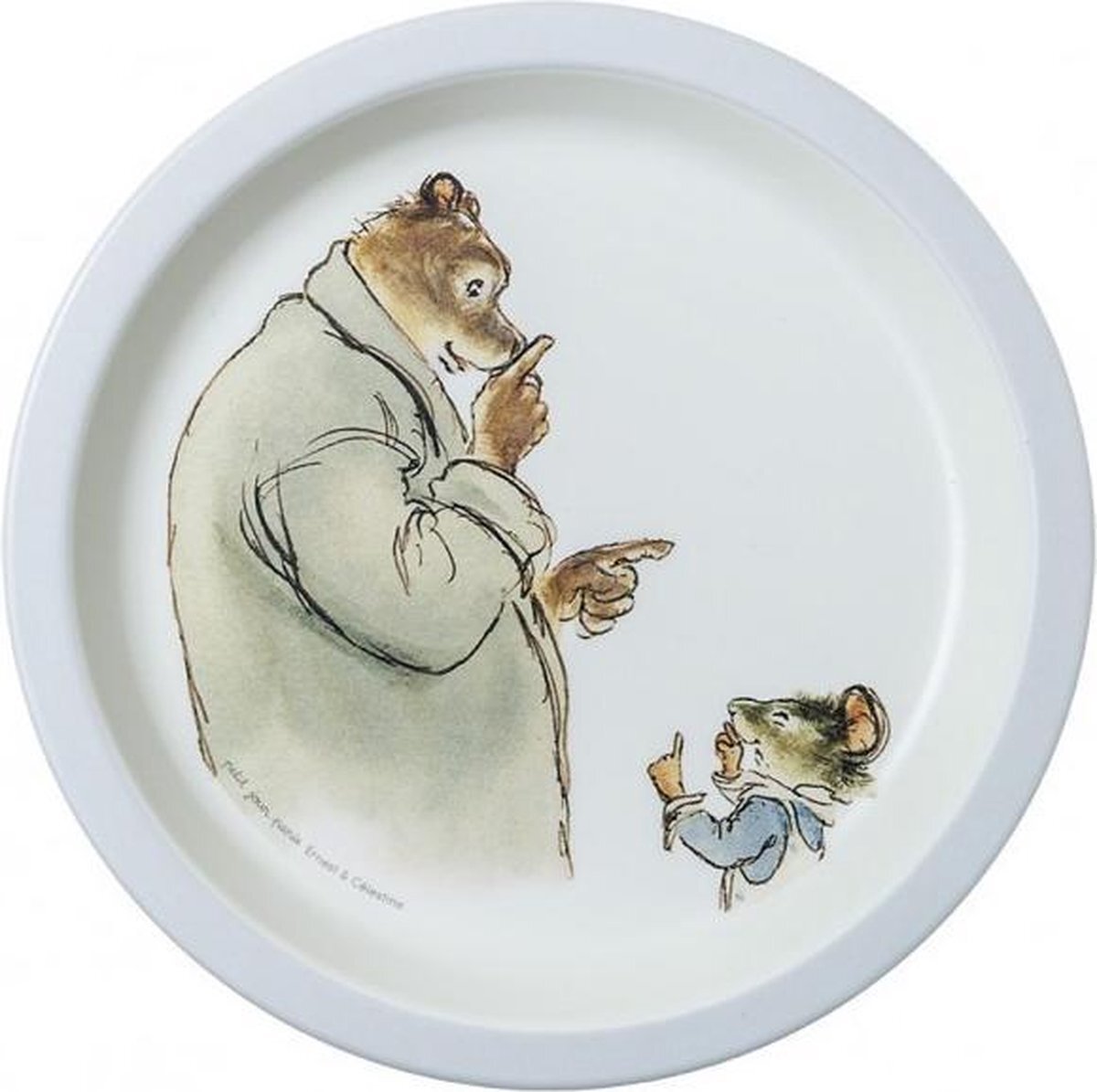 Petit Jour Paris Bord Ernest en Celestine 18cm