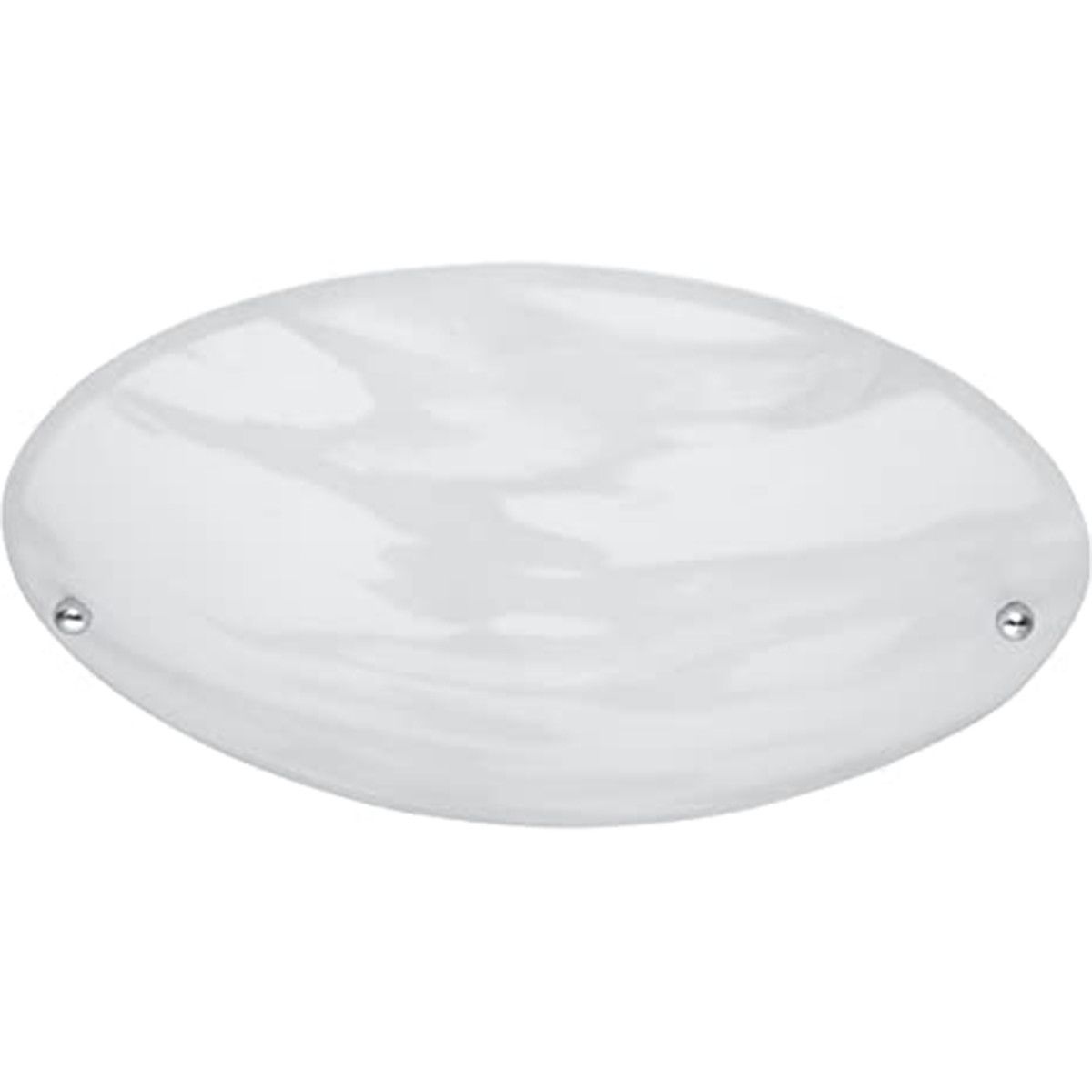 BES LED Trion Linola Plafondlamp - E27 - Rond - Mat Grijs - Ø25cm