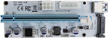 Riser 008S USB3.0 PCI-E 1x-16x, alimentation 6 broches, SATA
