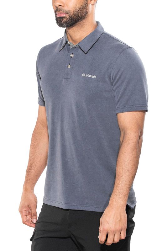 Columbia Nelson Point t-shirt Heren blauw S 2018