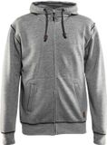 Blåkläder 3398-1157 Hoodied Sweatshirt met hele rits Grijs maat XXXL