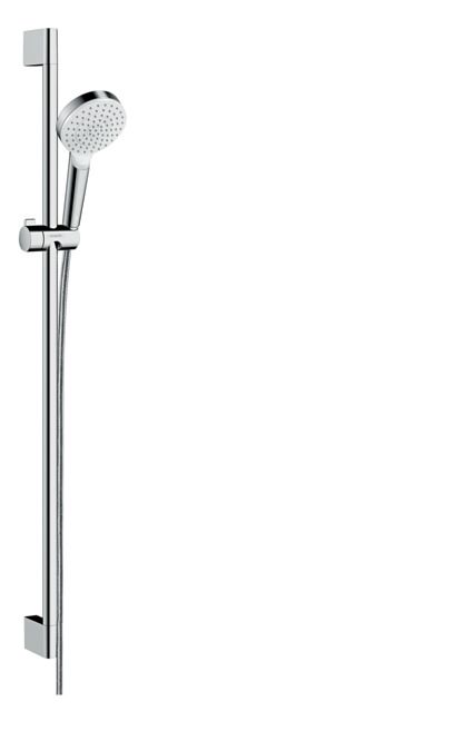 Hansgrohe Crometta Doucheset 1jet EcoSmart 9l/min. 90cm Wit/Chroom