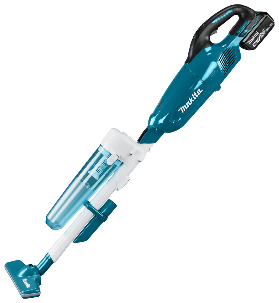 Makita DCL280FTC 18 V Steelstofzuiger blauw