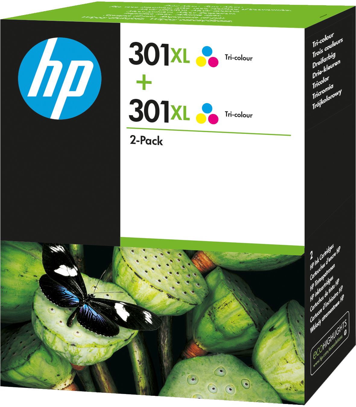 HP 301XL - Inktcartridge / Kleur / 2 Pack