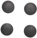 MAUL Magneet MAULsolid rond 4 stuks 0,8 kg kunststof Ferriet bruchsicher Ø 3.2 x 0.96 cm zwart