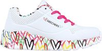 Skechers Uno Lite Meisjes Sneakers - Wit/Multicolour