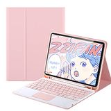 QYiD iPad toetsenbordCase 10.2" 8e/7e Gen, Air 3, Pro 10.5, Roze