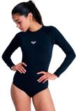 Roxy Essentials Maillot de bain une pièce à manches longues pour femme