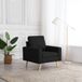Maison Exclusive - Fauteuil, noir, rembourré