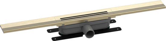 Easy Drain R-line Clean Color Douchegoot - 70cm - Brushed Brass