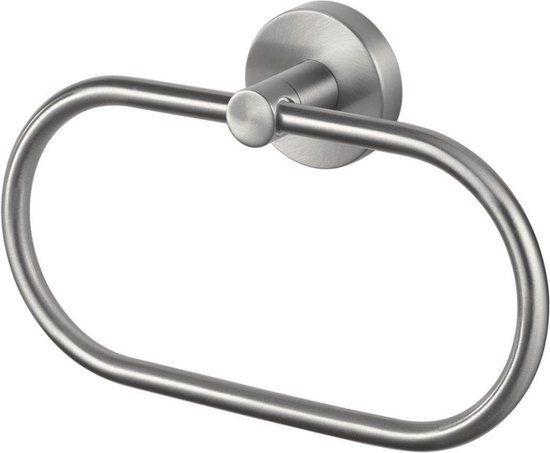 Haceka Kosmos Handdoekring - 21cm - Mat Chroom