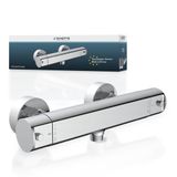 Schütte Vita Thermostatische Douchekraan - Chroom - 15 cm Hartafstand - 5 Jaar Garantie